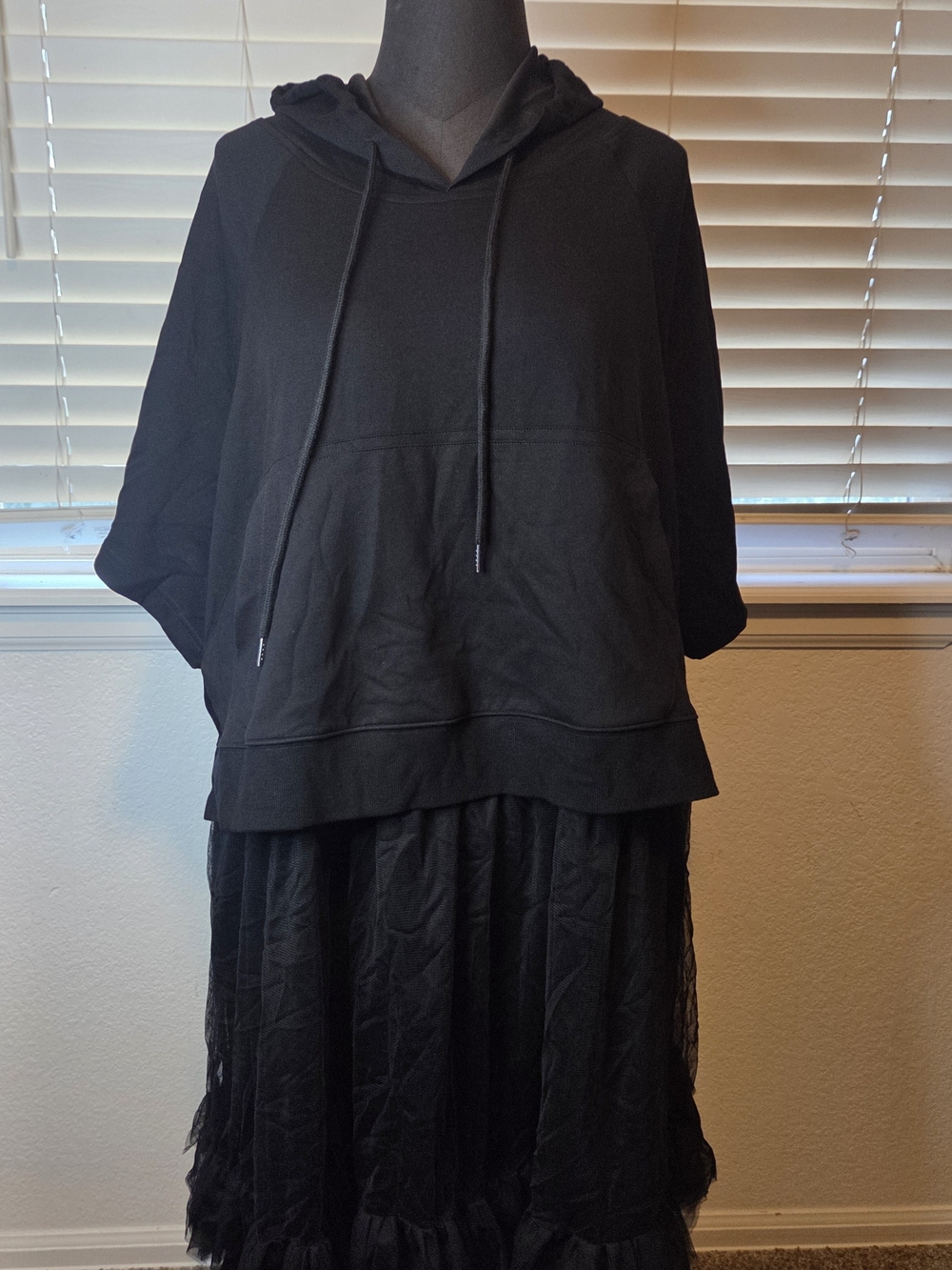 Ashley Stewart Black Tiered Maxi Skirt with Ruffled Hem